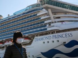 Коронавирус на «Даймонд Принцесс» жил 17 дней после ухода пассажиров