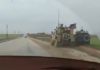 Не поделили дорогу: броневик США в Сирии попытался столкнуть на обочину российский «Тигр»