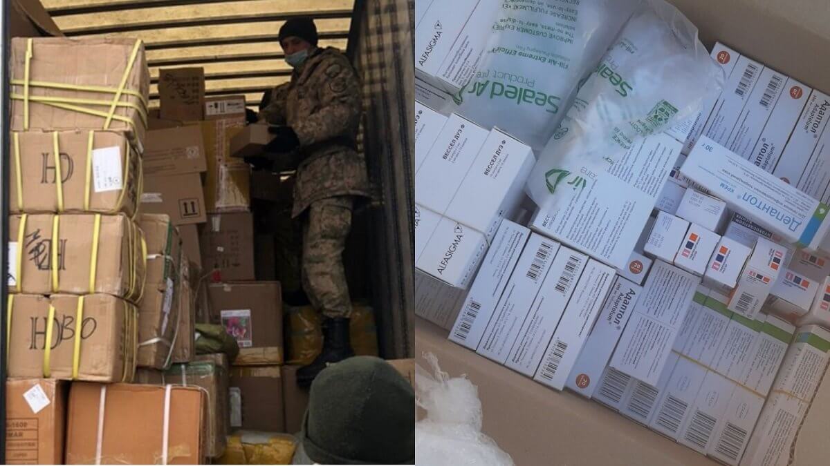 Пограничники Казахстана пресекли незаконный вывоз крупной партии лекарств в Кыргызстан