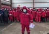 На западе Казахстана около сотни нефтяников вновь объявили забастовку