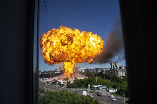 В Новосибирске взорвалась АЗС. Более 25 пострадавших