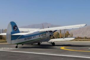 В аэропорт анклава Соха осуществлен первый рейс из Ферганы