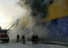 В Томске горит гипермаркет «Лента» (видео)