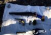 В Кеминской районе обнаружен схрон оружия и боеприпасов