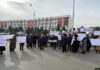 В Оше сторонники Бактыбека Калмаматова вышли на акцию протеста