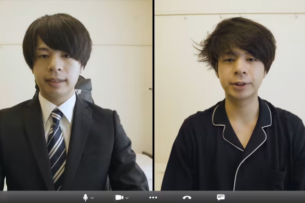 Японцы придумали дипфейк-приложение, которое одевает и причесывает пользователей для видеозвонка