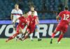 Сборная Кыргызстана по футболу проиграла команде России в товарищеском матче