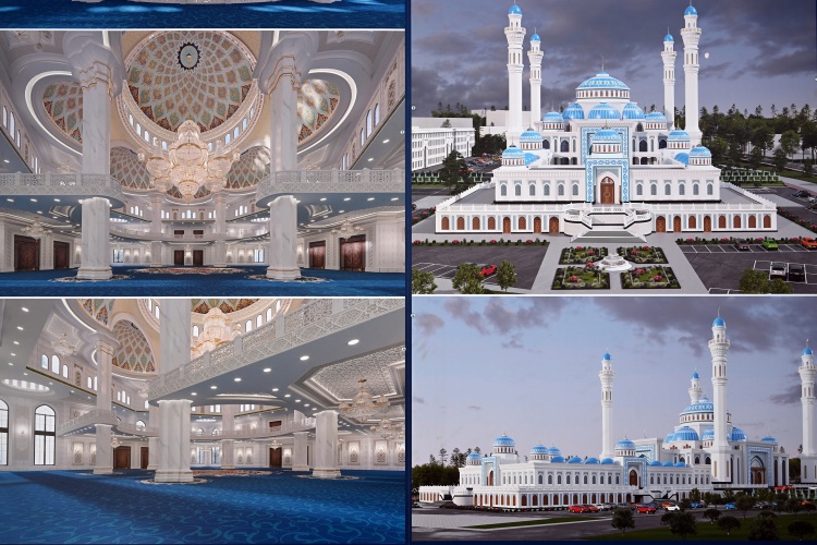 Вблизи Бишкека в селе Орто-Сай начато строительство современной мечети «Ыйман борбору» на 20 тысяч человек