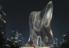 В Дубае представили «плавающее» бесформенное здание