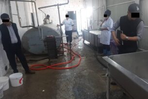 В Чуйской области пресечена незаконная деятельность подпольных цехов по заготовке молока с годовым оборотом более 140 млн сомов