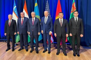 Садыр Жапаров принял участие в первом Саммите «Центральная Азия и США»