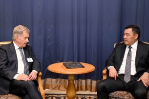 Садыр Жапаров встретился с президентом Финляндии