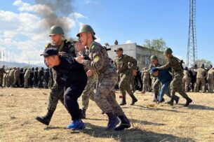 В Кыргызстане провели совместные учения антитеррористические структуры СНГ и ШОС
