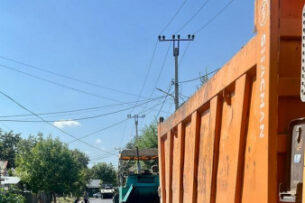 В Бишкеке строят альтернативную дорогу