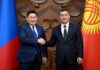 Садыр Жапаров и премьер Монголии обсудили вопросы двустороннего и многостороннего сотрудничества
