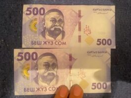 Нацбанк Кыргызстана прокомментировал видео c купюрой 500 сомов из новой серии