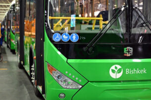 Новые автобусы Бишкека фиксируют нарушения ПДД и передают в милицию
