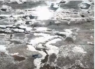 Казахстанцев шокировало видео: Каспийское море продолжает мелеть