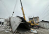 В Бишкеке начали демонтаж 108 гаражей, которые препятствуют строительству путепровода