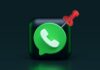 Пользователи WhatsApp смогут закреплять в списке диалогов более трёх чатов