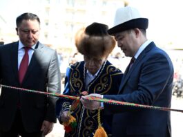 Садыр Жапаров открыл новое здание Кыргызского национального театра «Манас»