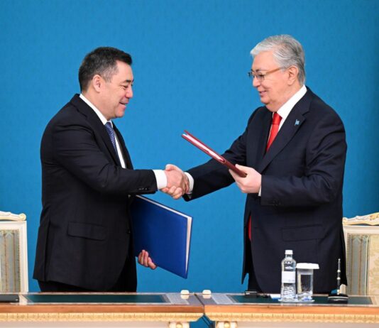 Президенты Кыргызстана и Казахстана провели заседание Высшего Межгосударственного Совета двух стран