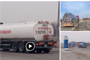 ГКНБ Кыргызстана прокомментировал видео бензовозов с кыргызскими номерами в Таджикистане