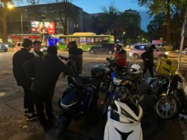В ходе рейда 640 кыргызстанцев были оштрафованы за пользование скутерами, мопедами, мотоциклами