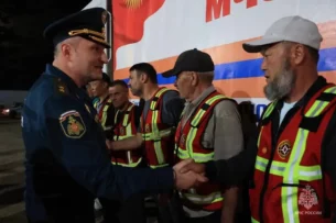 Еще 170 тонн гуманитарного груза из Кыргызстана доставили в Оренбургскую область России
