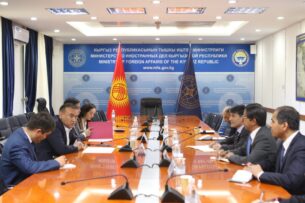 Замминистра иностранных дел Кыргызстана встретился с делегацией МИД Пакистана