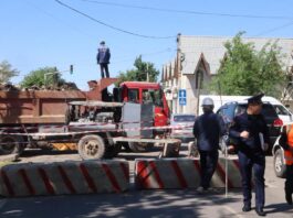 ГУОБДД: В Бишкеке из-за ремонта дорог возникают пробки