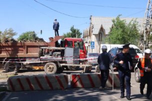 ГУОБДД: В Бишкеке из-за ремонта дорог возникают пробки