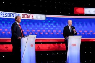 Байден и Трамп начали дебаты, не пожав друг другу руки. Как «топили» друг друга кандидаты в президенты США?