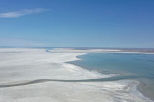 В Аральском море увеличился объём воды