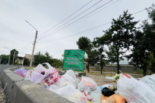 Не боятся штрафов: в Бишкеке выкидывают мусор в неустановленных местах