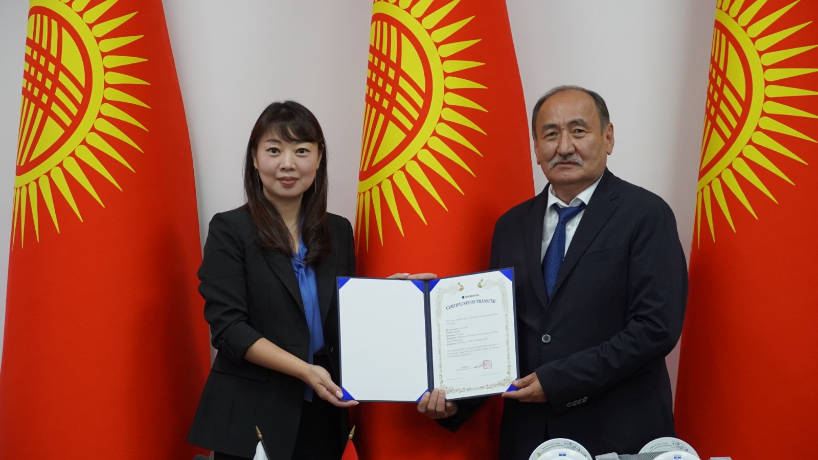 Минздрав Кыргызстана получит роботизированное реабилитационное устройство от корейской компании H-Robotics