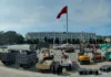 Коммунальным службам Оша вручена новая спецтехника, Службе патрульной милиции – новые автомобили