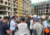 На стройке в Бишкеке незаконно работали 46 иностранцев: Задержаны организаторы канала нелегальной миграции