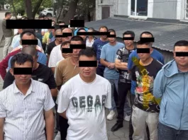 В Бишкеке задержали 39 китайцев. Они незаконно работали на одной из строек