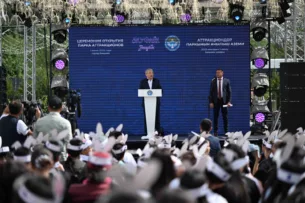 Адылбек Касымалиев принял участие в открытии парка развлечений «Sky Park Baytik» в Бишкеке