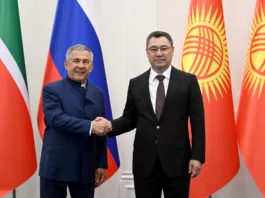 Садыр Жапаров встретился с главой Татарстана Рустамом Миннихановым