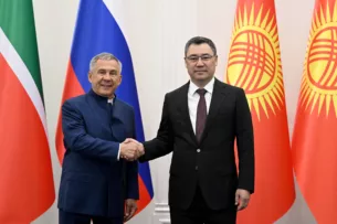 Садыр Жапаров встретился с главой Татарстана Рустамом Миннихановым