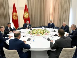 Садыр Жапаров принял секретарей Советов безопасности государств-членов ОДКБ