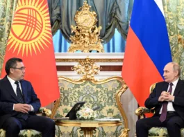 Садыр Жапаров провел переговоры с  Владимиром Путиным в Москве