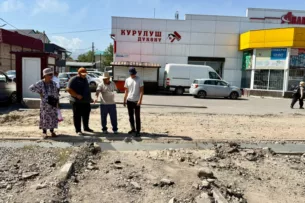 «Бишкекасфальтсервис» просит бережно относиться к бордюрам и лоткам