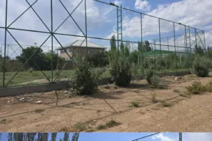 В Иссык-Кульском районе выявлены нарушения при строительстве мини-футбольного поля