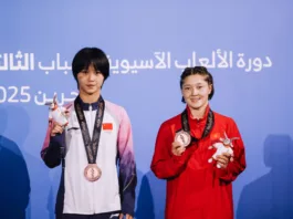 Кыргызстанская спортсменка Асема Төрөгелдиева завоевала бронзовую медаль на III Молодёжных Азиатских играх