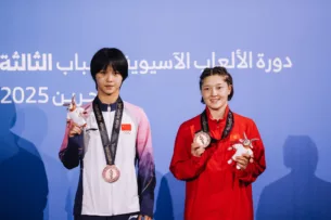 Кыргызстанская спортсменка Асема Төрөгелдиева завоевала бронзовую медаль на III Молодёжных Азиатских играх Кыргызстанская спортсменка Асема Төрөгелдиева завоевала бронзовую медаль на III Молодёжных Азиатских играх