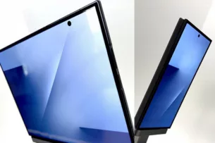 Samsung показала свой первый смартфон, складываемый втрое
