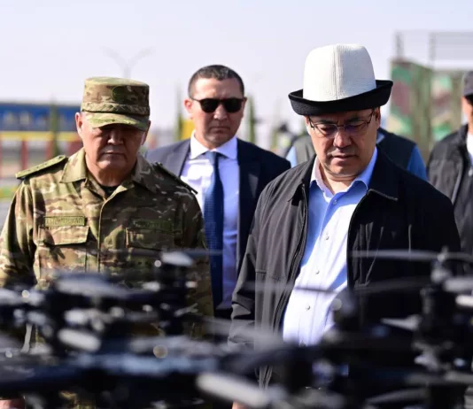 Садыр Жапаров открыл учебно-тренировочный центр ГКНБ в Джалал-Абадской области